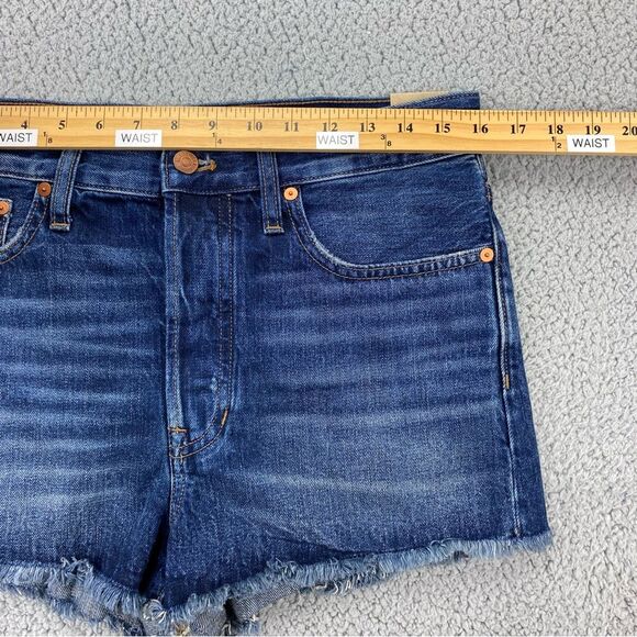 Madewell Women's The Dad Jean Short Button Fly Jean Shorts  NWT  |   Size:  27 - Picture 5 of 15